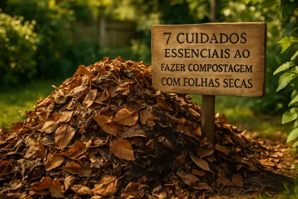 7 Cuidados Essenciais ao Fazer Compostagem com Folhas Secas