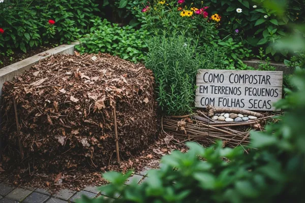 Como Compostar em Terrenos Pequenos com Folhas Secas