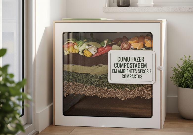 Como Fazer Compostagem em Ambientes Secos e Compactos