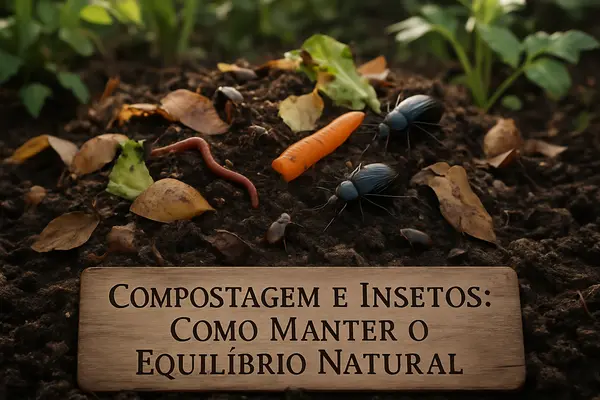 Compostagem e Insetos: Como Manter o Equilíbrio Natural