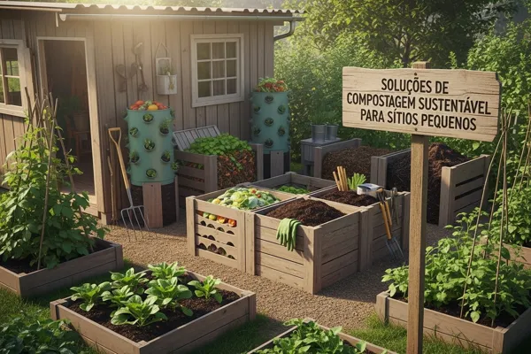 Soluções de Compostagem Sustentável para Sítios Pequenos