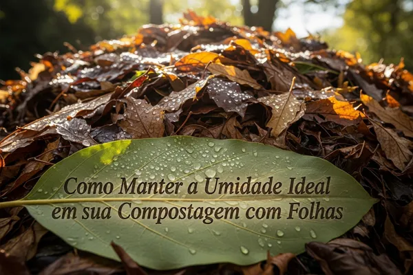 Como Manter a Umidade Ideal em sua Compostagem com Folhas