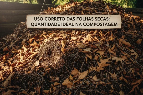 Uso Correto das Folhas Secas: Quantidade Ideal na Compostagem
